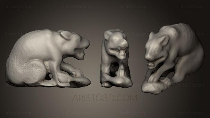Animal figurines (STKJ_0658) 3D model for CNC machine